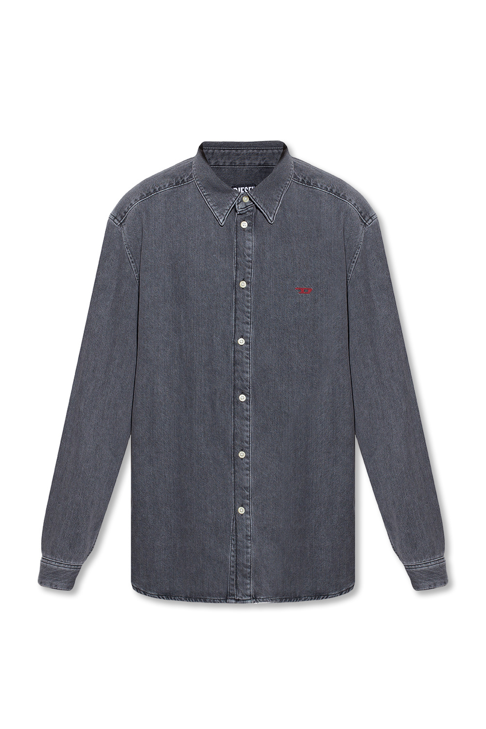 Diesel black hot sale denim shirt